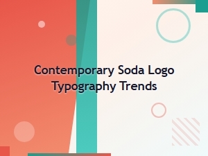 Crafting Soda Logos with Modern Typography